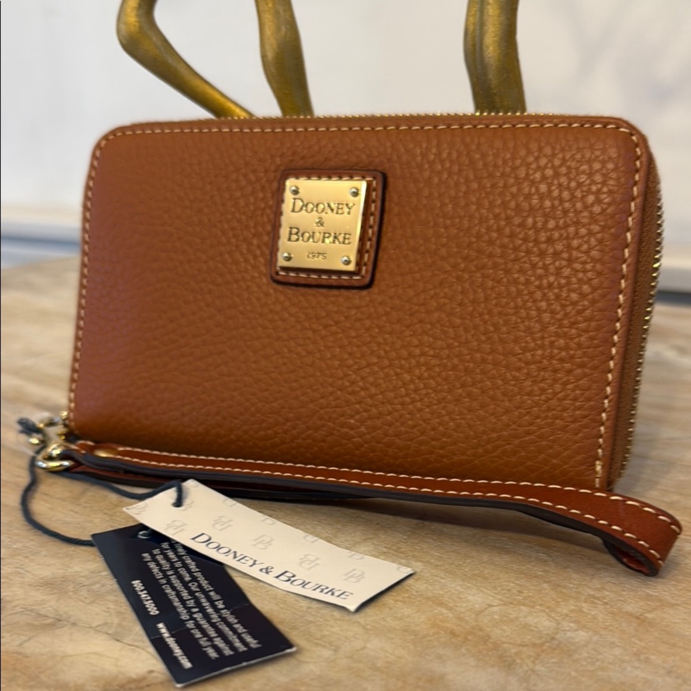 Dooney & Bourke Brown Leather Wallet